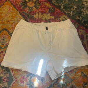 Chubbies White Classic Stretch Shorts (Size M)